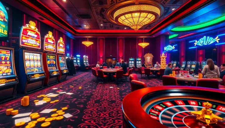 Experience the excitement of gambling at bgd33 casino with vibrant slot machines and thrilling poker tables.